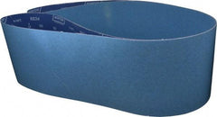 Norton - 8" Wide x 107" OAL, 80 Grit, Zirconia Alumina Abrasive Belt - Zirconia Alumina, Medium, Coated, Y Weighted Cloth Backing - Industrial Tool & Supply