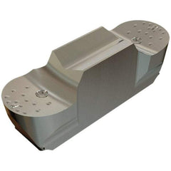 Iscar - 300150GEPI Grade IC908, 3mm Cutting Width Carbide Grooving Insert - 5mm Max Depth of Cut, Neutral, 1.5mm Corner Radius, TiN/TiAlN Finish - Industrial Tool & Supply