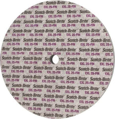 3M - 12" Diam, 1" Face Width, 1" Center Hole, Fine Grade, Silicon Carbide Deburring Wheel - Unitized, Soft Density 2 Grade, 2,600 RPM - Industrial Tool & Supply