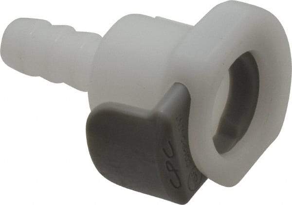 CPC Colder Products - Acetal Push-to-Connect Tube Female Connector - 125 Max psi, 1/4" Inside Diam, White - Industrial Tool & Supply
