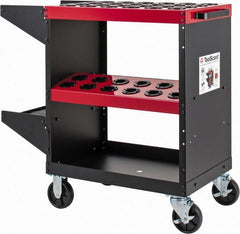 Huot - 48 Tool Capacity, 40 Taper Size ToolScoot CNC Tool Cart - Industrial Tool & Supply
