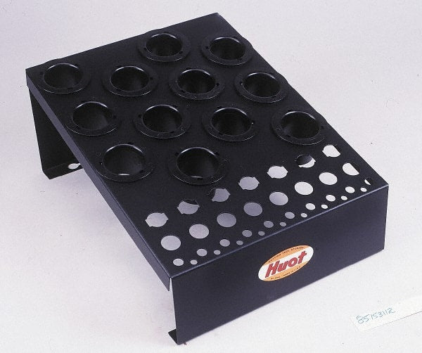 Huot - 12-1/2 Inches Width x 6-3/4 Inches Height NC Tool Holder and DA Collet Rack - Industrial Tool & Supply