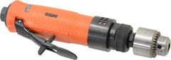 Dotco - 1/4" Keyed Chuck - Inline Handle, 3,500 RPM, 0.3 hp, 90 psi - Industrial Tool & Supply