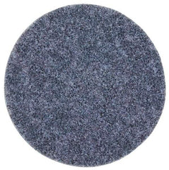 3M - 5" Coarse Grade Aluminum Oxide Deburring Disc - Hook & Loop Connection, Blue, 10,000 Max RPM - Industrial Tool & Supply