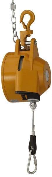 Packers Kromer - 99 Lb Load Capacity, 6-1/2' Travel Distance, Tool Balancer - Steel Cable, Cast Aluminum Housing, Tension Adjustment, Locking Mechanism - Industrial Tool & Supply