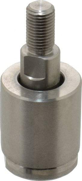 Made in USA - Air Cylinder Self-Aligning Rod Coupler - For 7/16-20 Air Cylinders, Use with Hydraulic & Pneumatic Cylinders - Industrial Tool & Supply