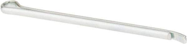 Made in USA - 1/8" Diam x 2-1/2" Long Hammerlock Cotter Pin - Grade 2, Zinc-Plated, Steel - Industrial Tool & Supply