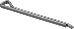 Made in USA - 3/16" Diam x 2-1/2" Long Hammerlock Cotter Pin - Grade 2, Zinc-Plated, Steel - Industrial Tool & Supply