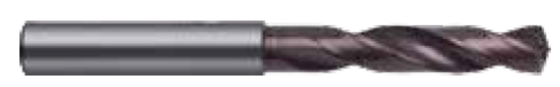 11.6mm Dia. - Carbide HP 3XD Drill-140Â° Point-Coolant-Bright - Industrial Tool & Supply