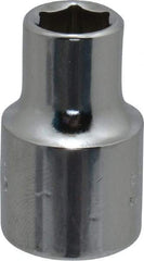 Proto - 5/16", 3/8" Drive, Standard Hand Socket - 6 Points, 1-3/32" OAL, Chrome Finish - Industrial Tool & Supply