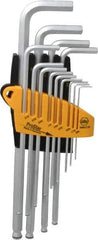 Wiha - 13 Piece L Key Standard Hex Key Set - Hex Range from 0.05 to 3/8" - Industrial Tool & Supply