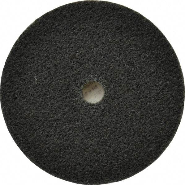 3M - 3" Diam, 1/4" Face Width, 3/8" Center Hole, Fine Grade, Silicon Carbide Deburring Wheel - Unitized, Soft Density 3 Grade, 12,100 RPM - Industrial Tool & Supply