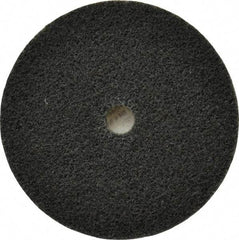 3M - 3" Diam, 1/4" Face Width, 3/8" Center Hole, Fine Grade, Silicon Carbide Deburring Wheel - Unitized, Soft Density 3 Grade, 12,100 RPM - Industrial Tool & Supply