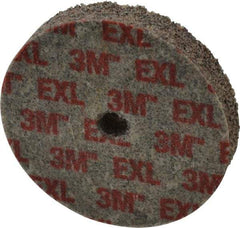 3M - 3" Diam, 1/2" Face Width, 3/8" Center Hole, Very Coarse Grade, Aluminum Oxide Deburring Wheel - Unitized, Hard Density 8 Grade, 15,100 RPM - Industrial Tool & Supply