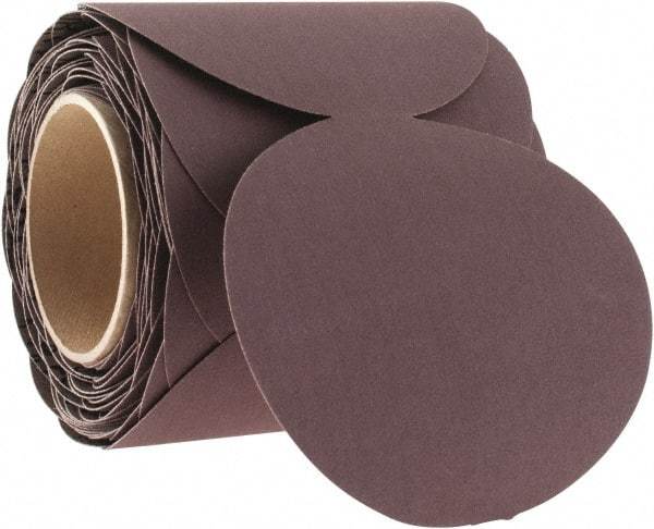 3M - 5" Diam, 180 Grit Aluminum Oxide Adhesive PSA Disc - Very Fine Grade, X Weighted Cloth Backing, For Bench Top Motors, Random Orbital Sanders - Industrial Tool & Supply