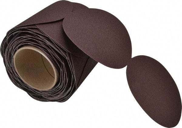 3M - 5" Diam, 80 Grit Aluminum Oxide Adhesive PSA Disc - Medium Grade, X Weighted Cloth Backing, For Bench Top Motors, Random Orbital Sanders - Industrial Tool & Supply