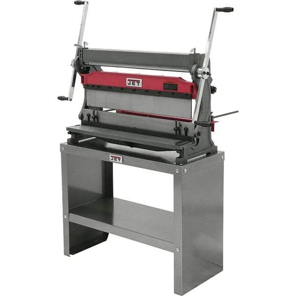 Jet - Combination Roller, Shear & Brake Machines Maximum Mild Steel Shearing Capacity (Gauge): 20 Maximum Mild Steel Bending Capacity (Gauge): 20 - Industrial Tool & Supply