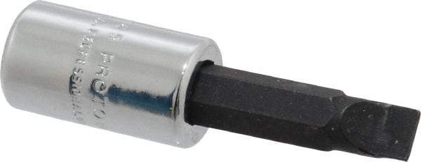 Proto - Screwdriver & Drag Link Sockets Type: Slotted Screwdriver Socket Drive Size (Inch): 1/4 - Industrial Tool & Supply