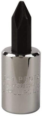 Proto - Screwdriver & Drag Link Sockets Type: Phillips Screwdriver Socket Drive Size (Inch): 3/8 - Industrial Tool & Supply