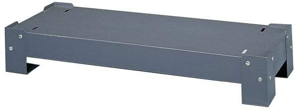 Durham - 12.3" Wide x 5.8" High, Gray Bin Holder - Use with Cabinets 002, 005, 007, 013, 014, 030, 031, 034 - Industrial Tool & Supply