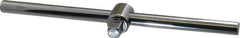 Proto - 3/8" Drive Socket Sliding T-Handle - 8" OAL, Chrome Finish - Industrial Tool & Supply