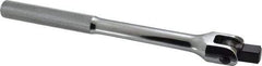 Proto - 1/2" Drive Flex Socket Handle - 10-7/8" OAL, Chrome Finish - Industrial Tool & Supply