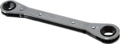 Proto - 1/2" x 9/16" 6 Point Ratcheting Box Wrench - Double End, 6-3/4" OAL, Steel - Industrial Tool & Supply