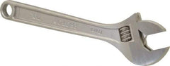 Proto - 1-5/16" Jaw Capacity, 10" Locking Adjustable Wrench - Steel, Chrome Finish - Industrial Tool & Supply