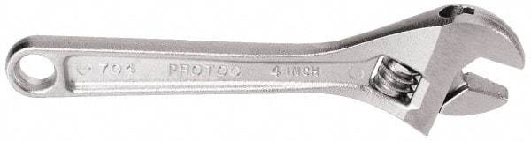 Proto - 2-7/16" Jaw Capacity, 24" Standard Adjustable Wrench - Steel, Chrome Finish - Industrial Tool & Supply