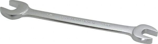 Proto - 9/16" x 5/8" Standard Open End Wrench - 7-5/8" OAL, Double End, Satin Finish, 15° Head Angle - Industrial Tool & Supply
