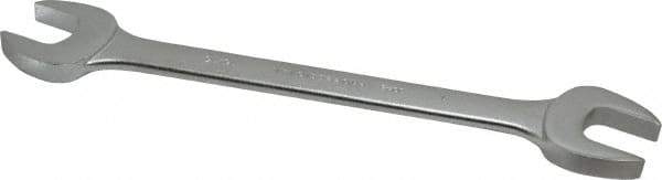 Proto - 15/16" x 1" Standard Open End Wrench - 11-1/2" OAL, Double End, Satin Finish, 15° Head Angle - Industrial Tool & Supply
