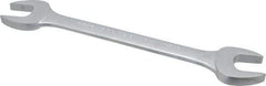 Proto - 1-3/8" x 1-7/16" Standard Open End Wrench - 15-3/4" OAL, Double End, Satin Finish, 15° Head Angle - Industrial Tool & Supply