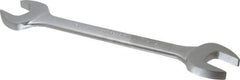 Proto - 1-1/2" x 1-5/8" Standard Open End Wrench - 17" OAL, Double End, Satin Finish, 15° Head Angle - Industrial Tool & Supply