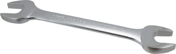 Proto - 1-11/16" x 1-13/16" Standard Open End Wrench - 18-1/2" OAL, Double End, Satin Finish, 15° Head Angle - Industrial Tool & Supply