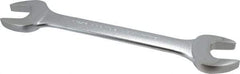 Proto - 1-11/16" x 1-13/16" Standard Open End Wrench - 18-1/2" OAL, Double End, Satin Finish, 15° Head Angle - Industrial Tool & Supply