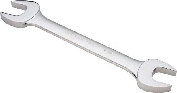 Proto - 1-7/8" x 2" Standard Open End Wrench - 20" OAL, Double End, Satin Finish, 15° Head Angle - Industrial Tool & Supply