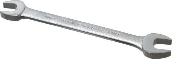 Proto - 12mm x 13mm Standard Open End Wrench - 6-3/8" OAL, Double End, Satin Finish, 15° Head Angle - Industrial Tool & Supply