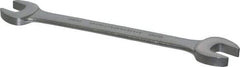 Proto - 14mm x 15mm Standard Open End Wrench - 7-19/32" OAL, Double End, Satin Finish, 15° Head Angle - Industrial Tool & Supply