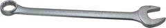 Proto - 1-3/8" 12 Point Offset Combination Wrench - 15° Offset Angle, 18-1/2" OAL, Steel, Satin Finish - Industrial Tool & Supply