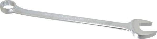 Proto - 1-7/16" 12 Point Offset Combination Wrench - 15° Offset Angle, 19-3/8" OAL, Steel, Satin Finish - Industrial Tool & Supply
