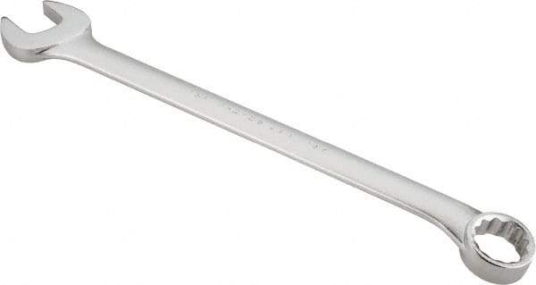 Proto - 1-3/4" 12 Point Offset Combination Wrench - 15° Offset Angle, 25" OAL, Steel, Satin Finish - Industrial Tool & Supply