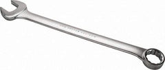 Proto - 2-3/16" 12 Point Offset Combination Wrench - 15° Offset Angle, 29-1/2" OAL, Steel, Satin Finish - Industrial Tool & Supply