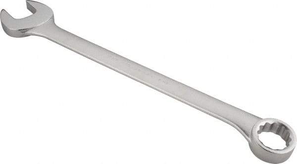 Proto - 2-3/8" 12 Point Offset Combination Wrench - 15° Offset Angle, 31-1/2" OAL, Steel, Satin Finish - Industrial Tool & Supply