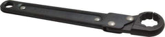 Proto - 3/4", Black Finish, Ratcheting Flare Nut Wrench - 12 Points, 7-1/4" OAL, Steel, Single End Head - Industrial Tool & Supply