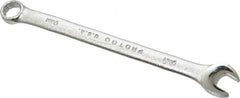 Proto - 9mm 12 Point Offset Combination Wrench - 15° Offset Angle, 5-21/32" OAL, Steel, Satin Finish - Industrial Tool & Supply