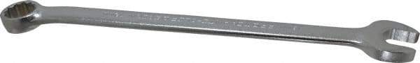 Proto - 18mm 12 Point Combination Wrench - 15° Offset Angle, 10-1/2" OAL, Steel, Satin Finish - Industrial Tool & Supply