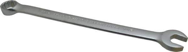 Proto - 21mm 12 Point Offset Combination Wrench - 15° Offset Angle, 11-13/16" OAL, Steel, Satin Finish - Industrial Tool & Supply