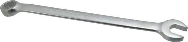 Proto - 22mm 12 Point Offset Combination Wrench - 15° Offset Angle, 12-1/2" OAL, Steel, Satin Finish - Industrial Tool & Supply