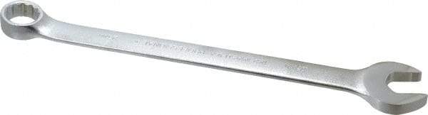 Proto - 23mm 12 Point Combination Wrench - 15° Offset Angle, 12-7/8" OAL, Steel, Satin Finish - Industrial Tool & Supply