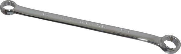 Proto - 1/2" x 9/16" 12 Point Offset Box Wrench - Double End, 8-3/8" OAL, Steel, Polished Finish, 15° Offset - Industrial Tool & Supply